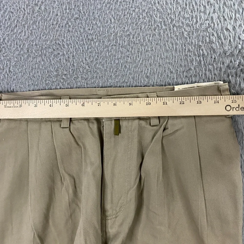 Patagonia Pleated Twill Shorts FITS Mens 29 Pleated Safari Khaki Deadstock VTG